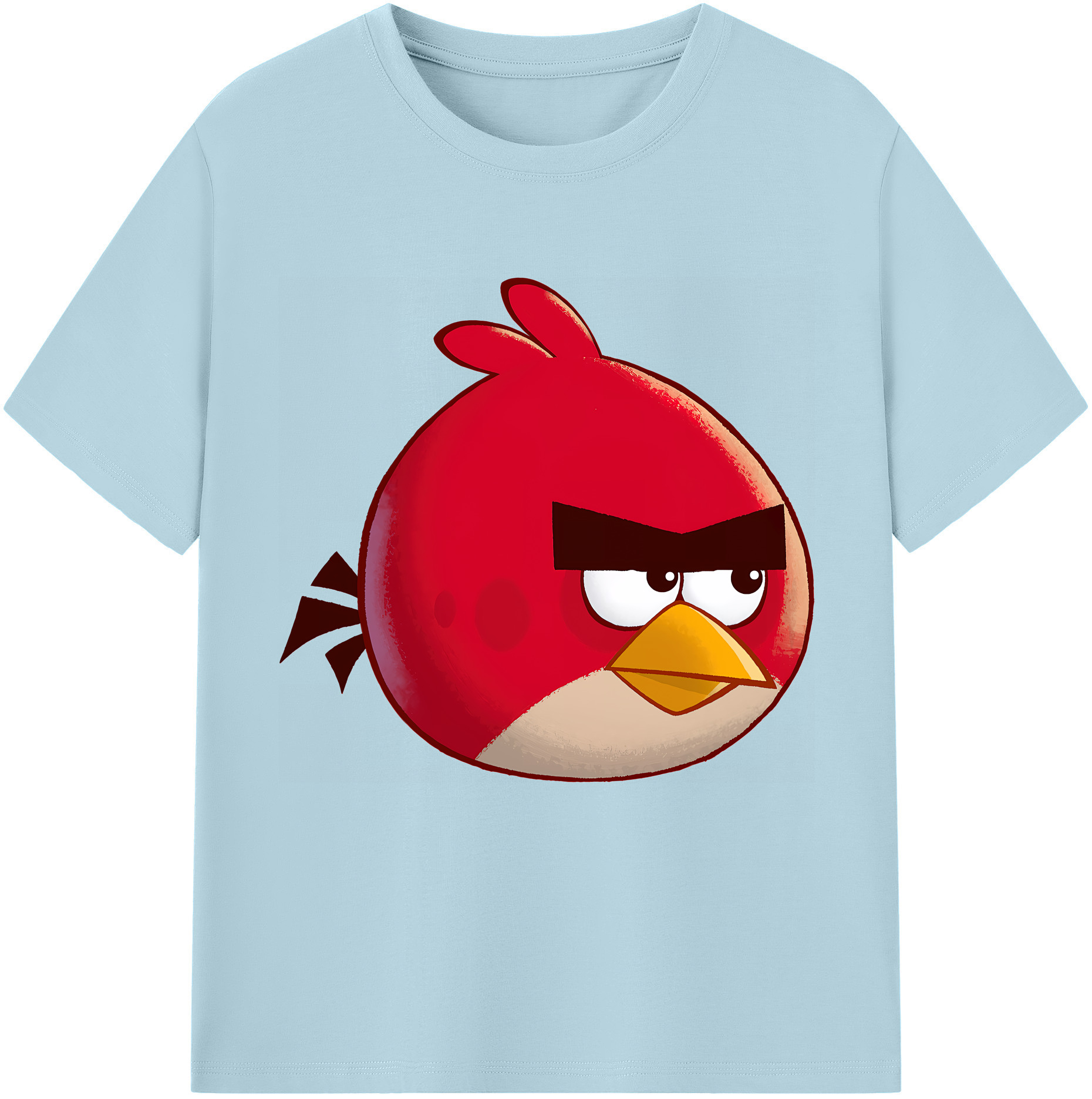 （画像用） Angry Birds アングリーバード 綿100％半袖Tシャツ（フロントプリント）